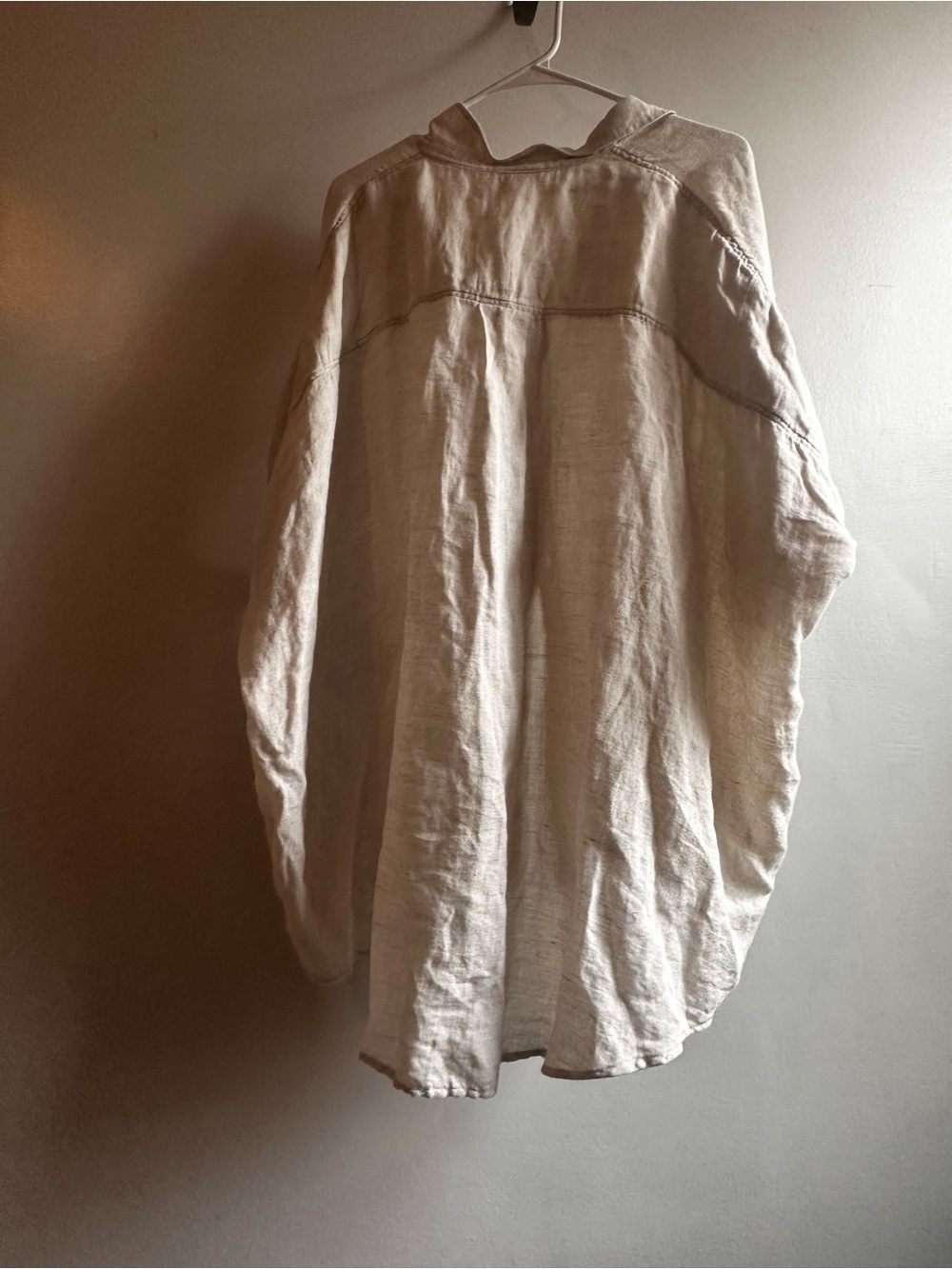 Posse Cream Striped  Cotton Linen blend TOP NWOT EXACTLY AS  PICTURED❤️ - Picture 8 of 12